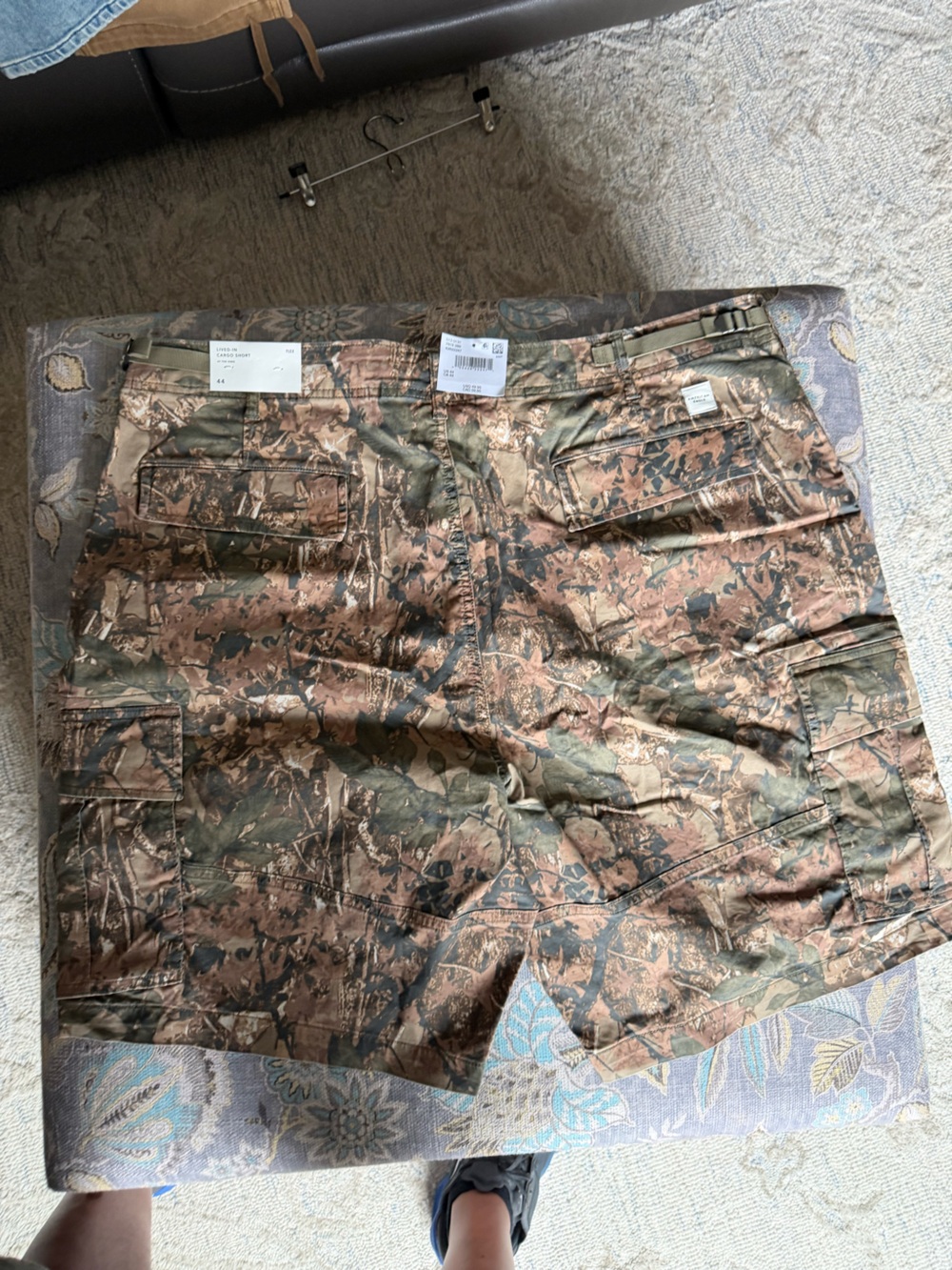 American Eagle Outfitters Men's Camouflage Cargo Shorts - Brown/Green